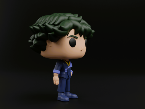 Spike Spiegel funko pop from the anime Cowboy Bebop 3Dプリントモデル