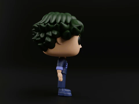 Spike Spiegel funko pop from the anime Cowboy Bebop 3D Print Model
