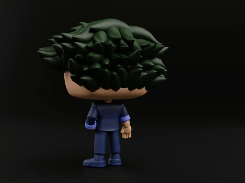 Spike Spiegel funko pop from the anime Cowboy Bebop 3D Print Model