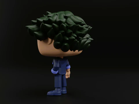 Spike Spiegel funko pop from the anime Cowboy Bebop 3D Print Model