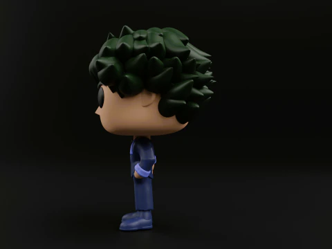 Spike Spiegel funko pop from the anime Cowboy Bebop 3D Print Model