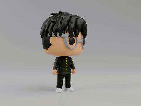 단다단의 오카룬 펀코 팝 3D 프린트 모델