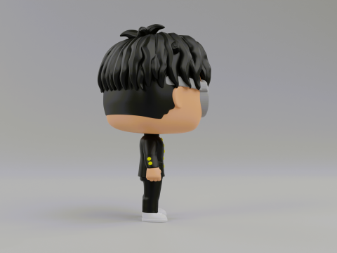 Okarun funko pop from Dandadan 3D 프린트 모델