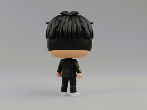 Okarun funko pop from Dandadan 3D 프린트 모델