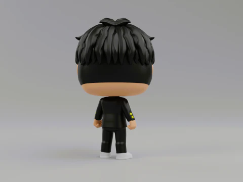 단다단의 오카룬 펀코 팝 3D 프린트 모델