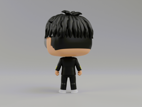 Okarun funko pop from Dandadan 3D 프린트 모델