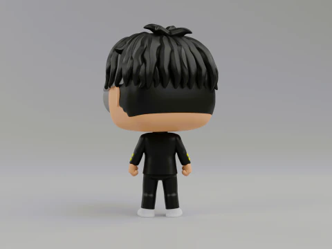 단다단의 오카룬 펀코 팝 3D 프린트 모델