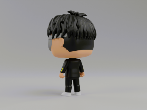 Okarun funko pop from Dandadan 3D 프린트 모델