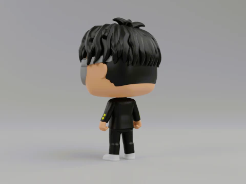 단다단의 오카룬 펀코 팝 3D 프린트 모델