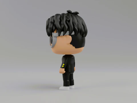 단다단의 오카룬 펀코 팝 3D 프린트 모델