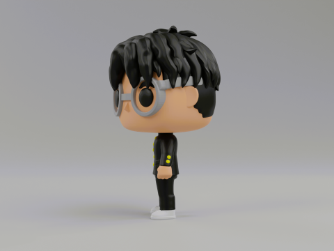 Okarun funko pop from Dandadan 3D 프린트 모델