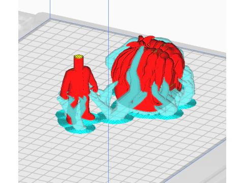 단다단의 오카룬 펀코 팝 3D 프린트 모델