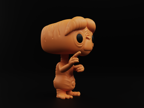 ET funko pop from the movie et the extra terrestrial Model do druku 3D