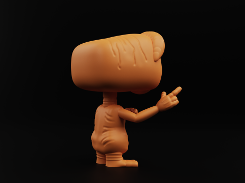 ET funko pop from the movie et the extra terrestrial Model do druku 3D