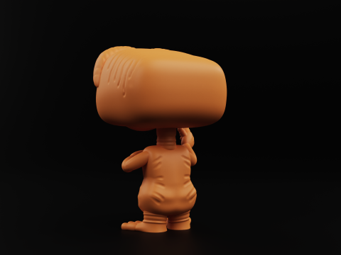 ET funko pop from the movie et the extra terrestrial Model do druku 3D
