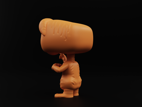 ET funko pop from the movie et the extra terrestrial Model do druku 3D
