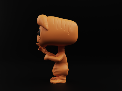 ET funko pop from the movie et the extra terrestrial Model do druku 3D