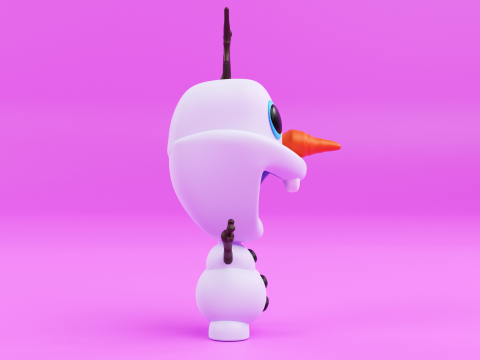 Olaf funko pop from the movie frozen 3D Print Model