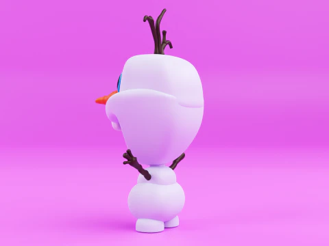 Olaf funko pop from the movie frozen 3D Print Model