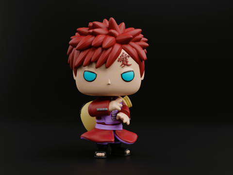 Gaara funko pop from the anime naruto shippuden 3Dプリントモデル