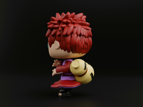 Gaara funko pop from the anime naruto shippuden 3D 프린트 모델