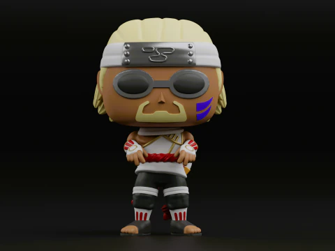 Killer B funko pop з Naruto shippuden 3D Принт Модель