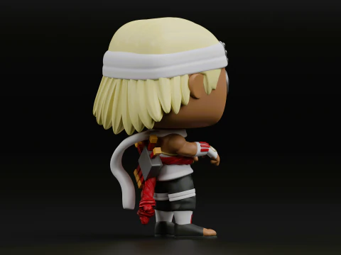 Killer B funko pop from naruto shippuden 3D Print Model