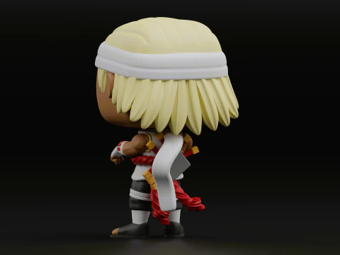 Killer B funko pop from naruto shippuden 3D Print Model