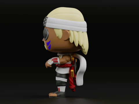 Killer B funko pop from naruto shippuden 3D Print Model