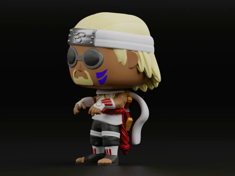 Killer B funko pop from naruto shippuden 3D Print Model