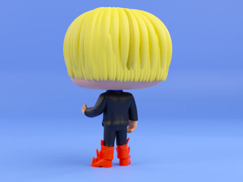 Sanji funko pop from the anime one piece 3D Print Model