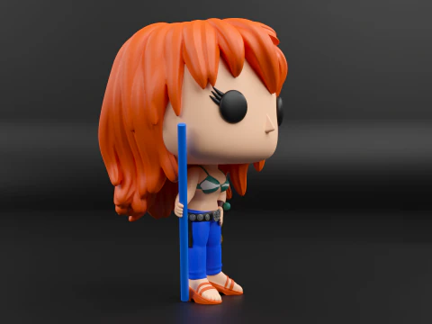 Nami funko pop from the anime one piece 3D Print Model