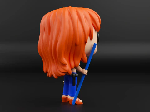 Nami funko pop from the anime one piece 3D Print Model