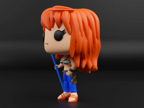 Nami funko pop from the anime one piece 3D Print Model