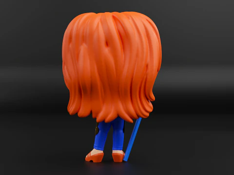 Nami funko pop from the anime one piece 3D Print Model