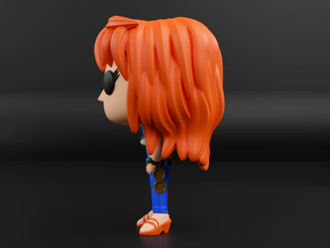 Nami funko pop from the anime one piece 3D Print Model
