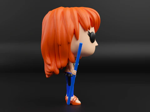 Nami funko pop from the anime one piece 3D Print Model