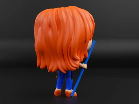 Nami funko pop from the anime one piece 3D Print Model