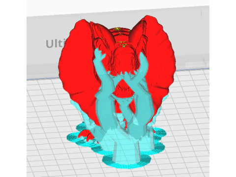 Dilophosaurus funko pop from the Jurassic park 3D Print Model