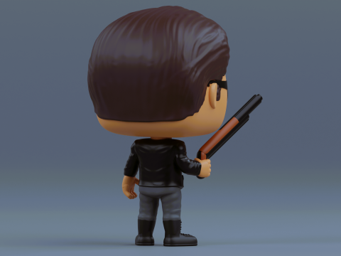 T 800 Terminator funko pop from the Terminator franchise 3D Print Model