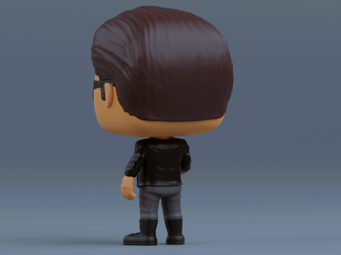 T 800 Terminator funko pop from the Terminator franchise 3D Print Model