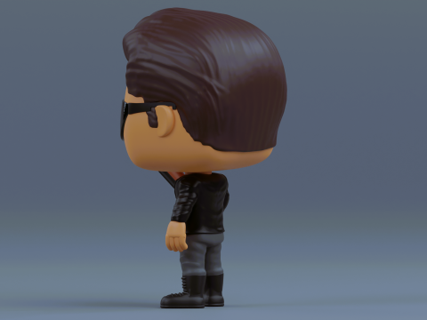 T 800 Terminator funko pop from the Terminator franchise 3D Print Model