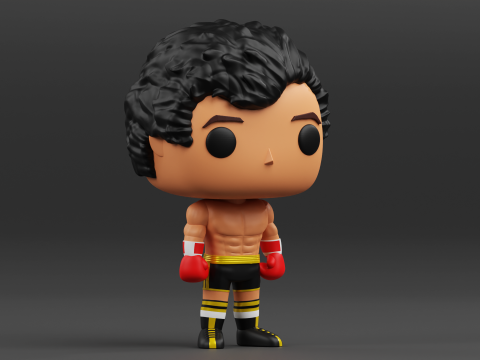 Rocky Balboa funko pop from the Rocky franchise 3D Принт Модель