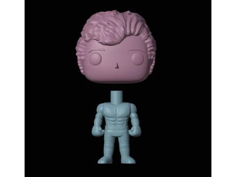Rocky Balboa funko pop from the Rocky franchise 3D Print Model