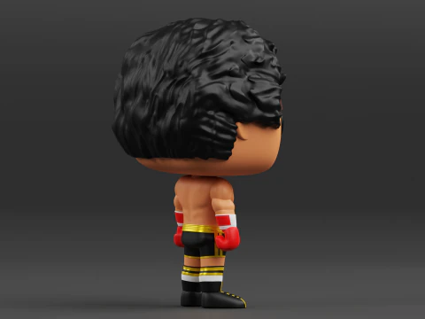 Rocky Balboa funko pop from the Rocky franchise 3D Print Model