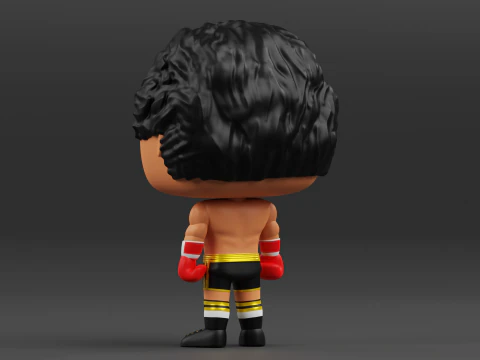 Rocky Balboa funko pop from the Rocky franchise 3D Print Model