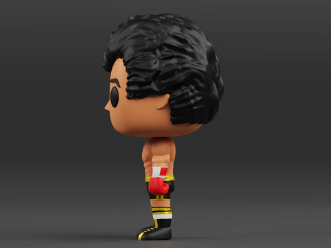 Rocky Balboa funko pop from the Rocky franchise 3D Print Model