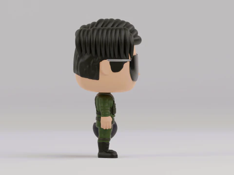Pete Maverick Mitchell funko pop 3D Print Model
