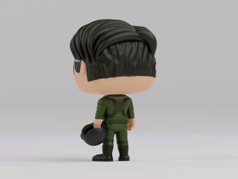 Pete Maverick Mitchell funko pop 3D Print Model