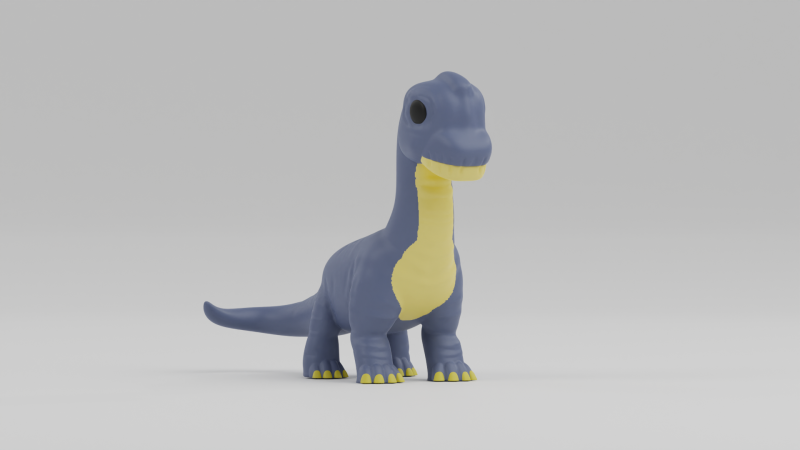 Brachiosaurus funko pop from the Jurassic park 3D Baskı Modeli .c4d .max .obj .3ds .fbx .stl .blend 